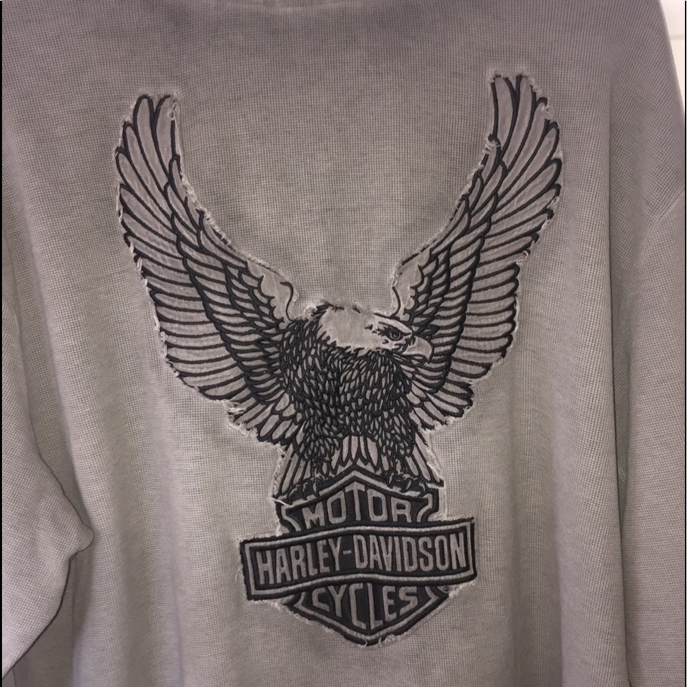 Harley Davidson XXL embroidered Eagle pullover.